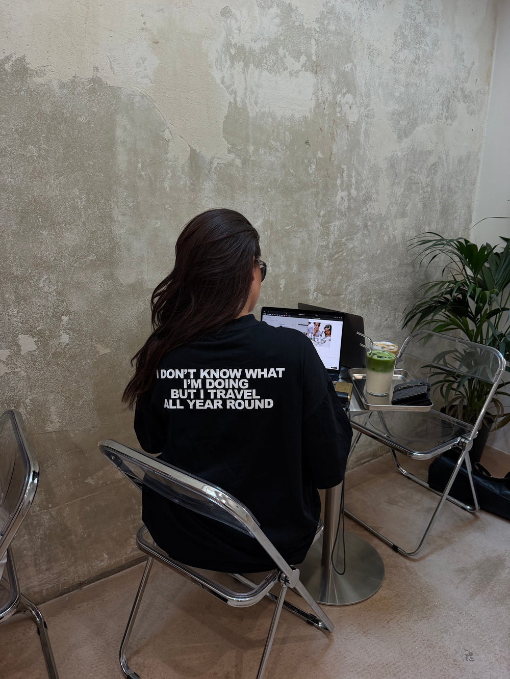I don't know t-shirt by TELEPORTATION, lifestyle photo