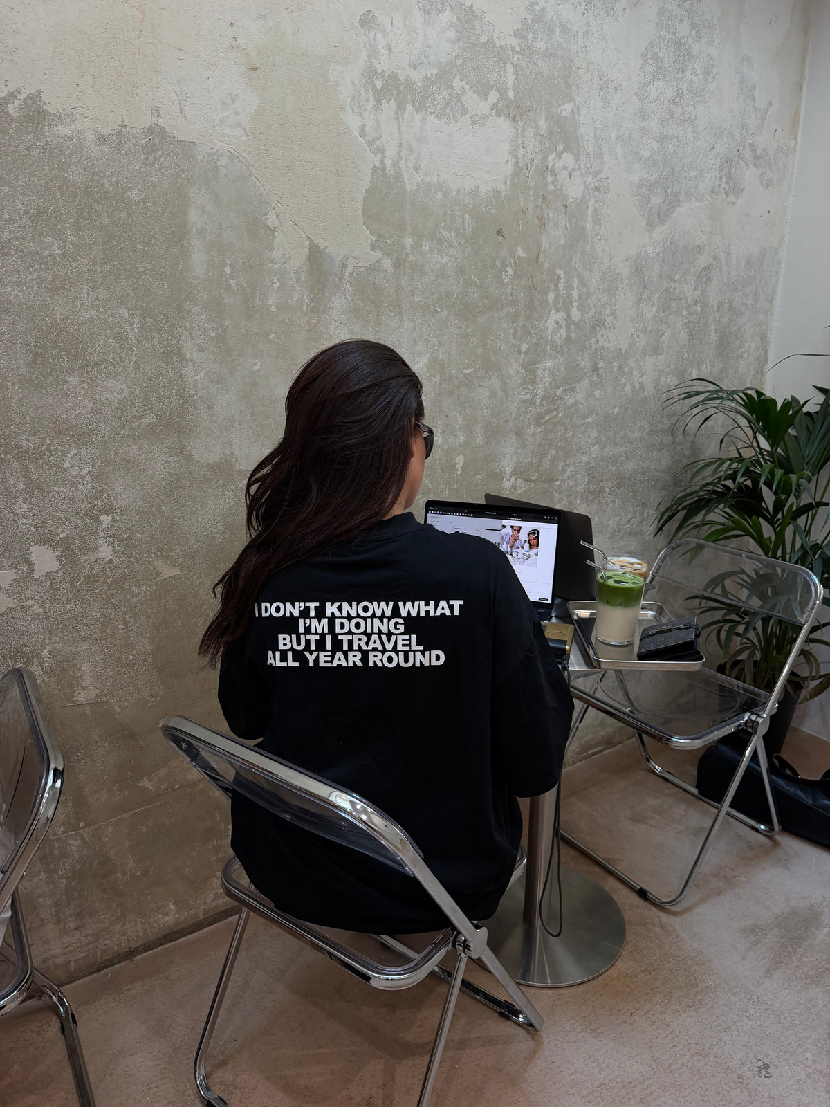 I don't know t-shirt by TELEPORTATION, lifestyle photo